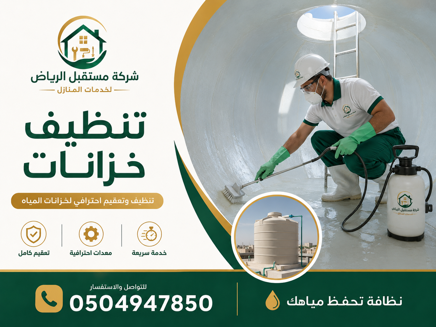 تنظيف خزانات