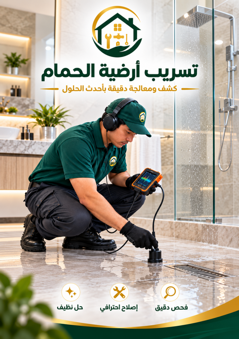 اسباب تسريب ارضيه الحمام