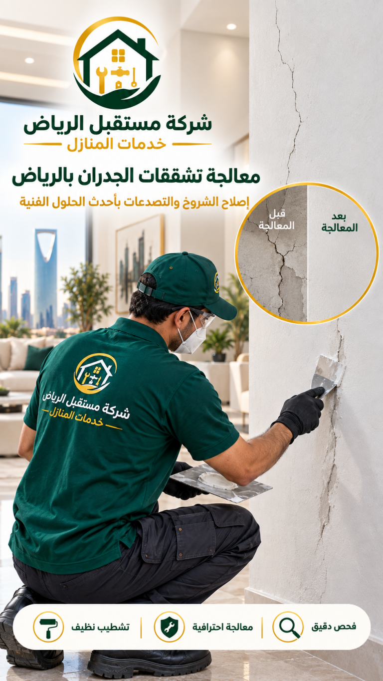 معالجه تشققات الجدران بالرياض
