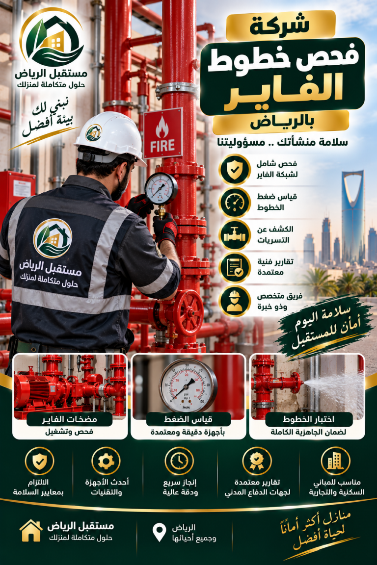 شركة فحص خطوط الفاير بالرياض